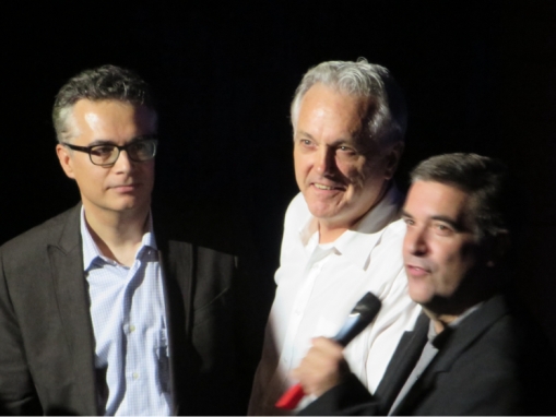 Patrice Girod, Robert Blalack et André Kobtzeff au Grand Rex à Paris. Photo © Pascal Delvordre